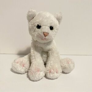 Russ Yomiko Classics Kitty Cat Plush Beanie Stuffed Animal Toy White Beanie